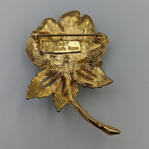 RJ Graziano 1997 Vintage Iconic Princess Diana England's Rose Pin/Brooch - Picture 7 of 10